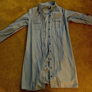 Old Navy long sleeve denim dress